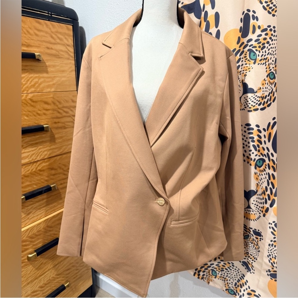 SPANX Beige Ponte blazer Shapewear 2x